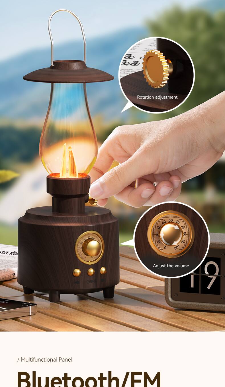 Rotation adjustment

Adjust the volume

Multifunctional Panel

Bluetooth/FM