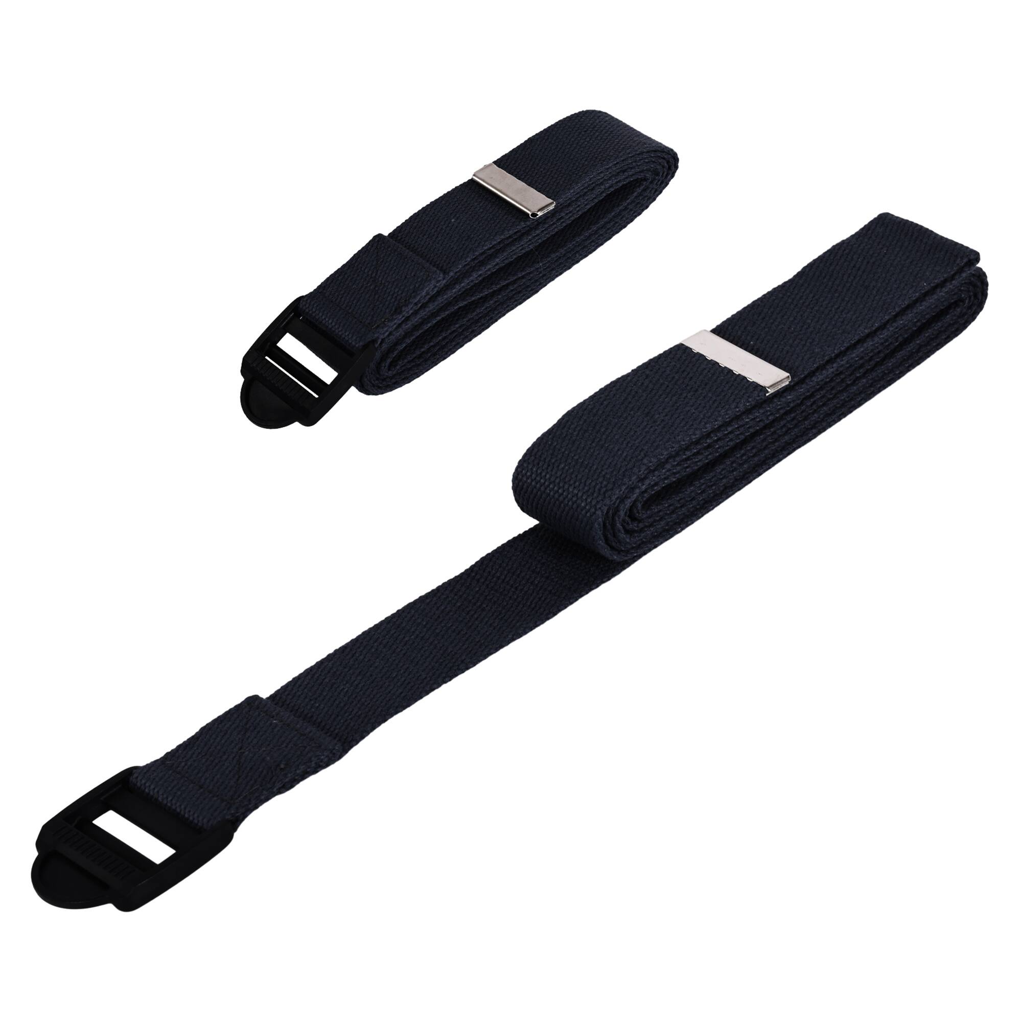 Alt View 7. BalanceFrom Fitness - BalanceFrom Fitness 7 Piece Yoga Set with Mat, Stretch Strap, & Knee Pad, Black - Black.