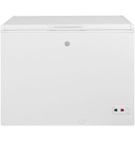 GE - 10.7 Cu. Ft. Chest Freezer with Manual Defrost - White - Front_Zoom