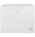 Front. GE - 10.7 Cu. Ft. Chest Freezer with Manual Defrost - White.