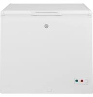 GE - 8.8 Cu. Ft. Chest Freezer with Manual Defrost - White - Front_Zoom