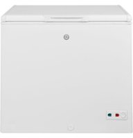 GE - 8.8 Cu. Ft. Chest Freezer with Manual Defrost - White - Front_Zoom