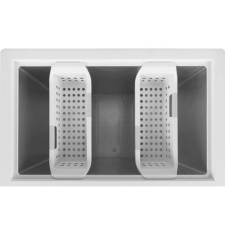 Alt View 11. GE - 8.8 Cu. Ft. Chest Freezer with Manual Defrost - White.