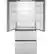 Alt View 2. Haier - 15.0 Cu. Ft. 4-Door French Door Free-Standing Refrigerator - Fingerprint Resistant Stainless Steel.