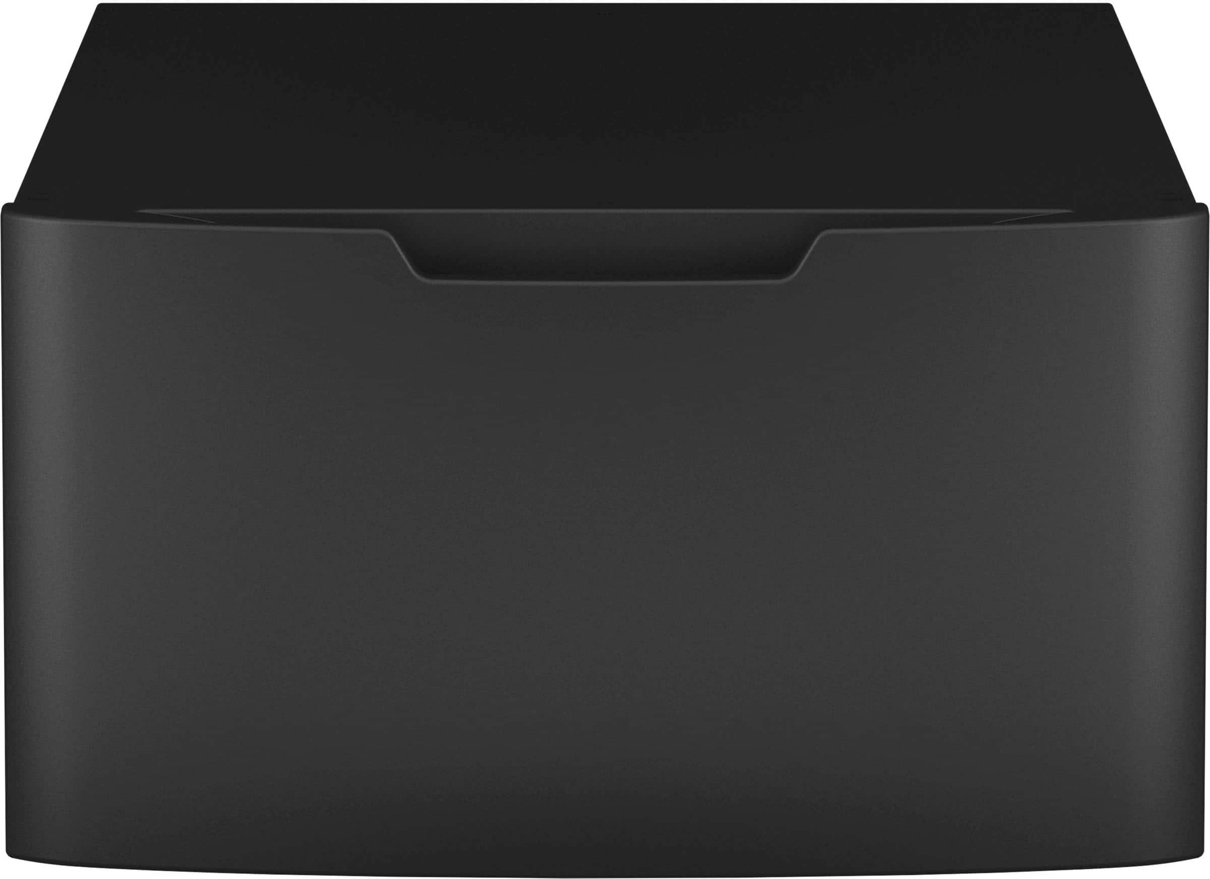 GE Profile - Washer/Dryer Laundry Pedestal with Storage Drawer - Carbon Graphite