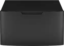 GE Profile - Washer/Dryer Laundry Pedestal with Storage Drawer - Carbon Graphite - Front_Zoom