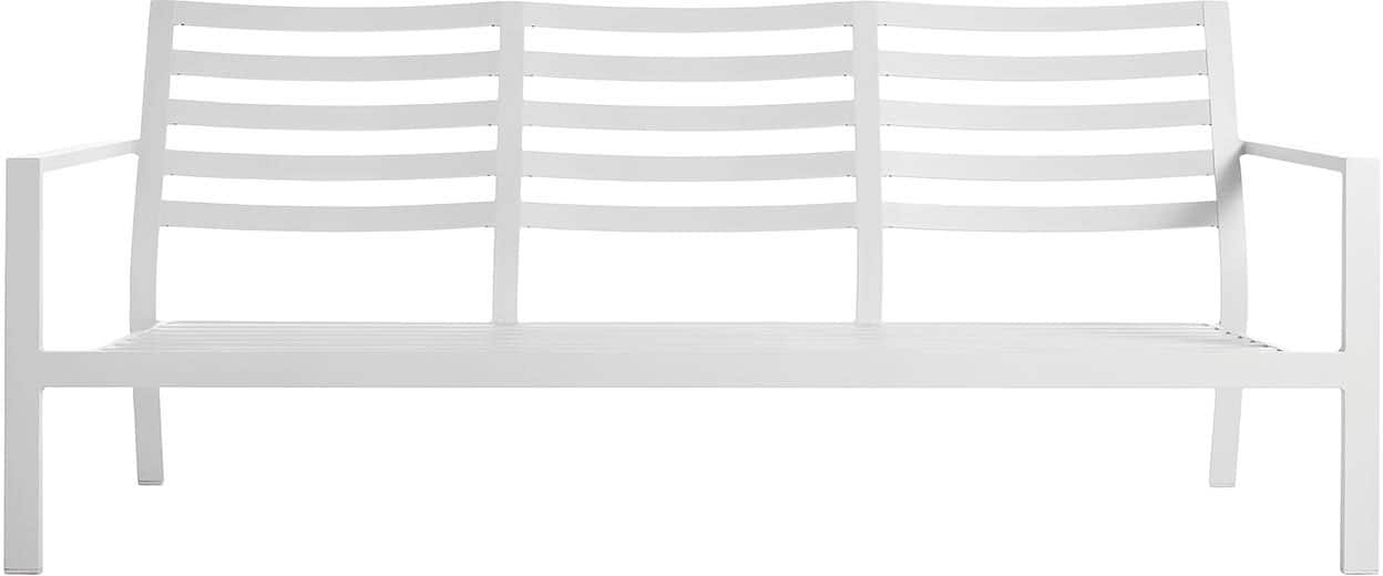 Yardbird® - Luna Outdoor Sofa (Frame Only) - White - Front_Zoom