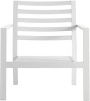 Yardbird® - Luna Fixed Arm Chair (Frame Only) - White - Front_Zoom
