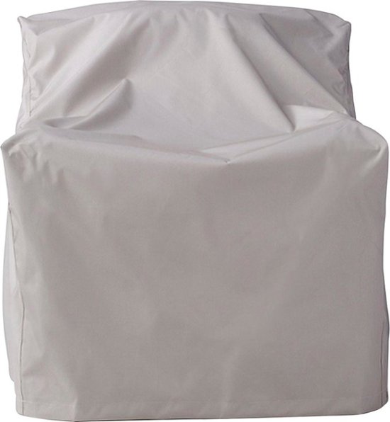 Front. Yardbird® - Langdon/Waverly Armless Chair Cover with Zipper - Beige.