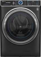 GE Profile - 5.3 cu. ft Smart Front Load Steam Washer w/ SmartDispense, UltraFresh Vent System & Microban Antimicrobial Technology - Carbon Graphite - Front_Zoom