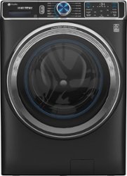 GE Profile - 5.3 cu. ft Smart Front Load Steam Washer w/ SmartDispense, UltraFresh Vent System & Microban Antimicrobial Technology - Carbon Graphite - Front_Zoom