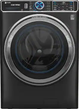 GE Profile - 5.3 Cu. Ft. Stackable Smart Front Load Washer with Steam and UltraFresh Vent System - Carbon Graphite
