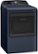 Left Zoom. GE Profile - 7.3 cu. ft. Smart Electric Dryer with Fabric Refresh, Steam, and Washer Link - Sapphire Blue.
