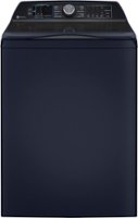 GE Profile - 5.4 Cu. Ft. High Efficiency Top Load Washer with Smart Wash Technology and Flex Dispense - Royal Sapphire Blue - Front_Zoom