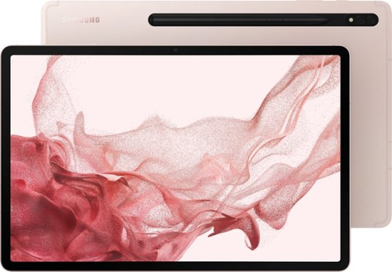 Samsung – Galaxy Tab S8+ 12.4″ 128 GB with Wi-Fi – Pink Gold