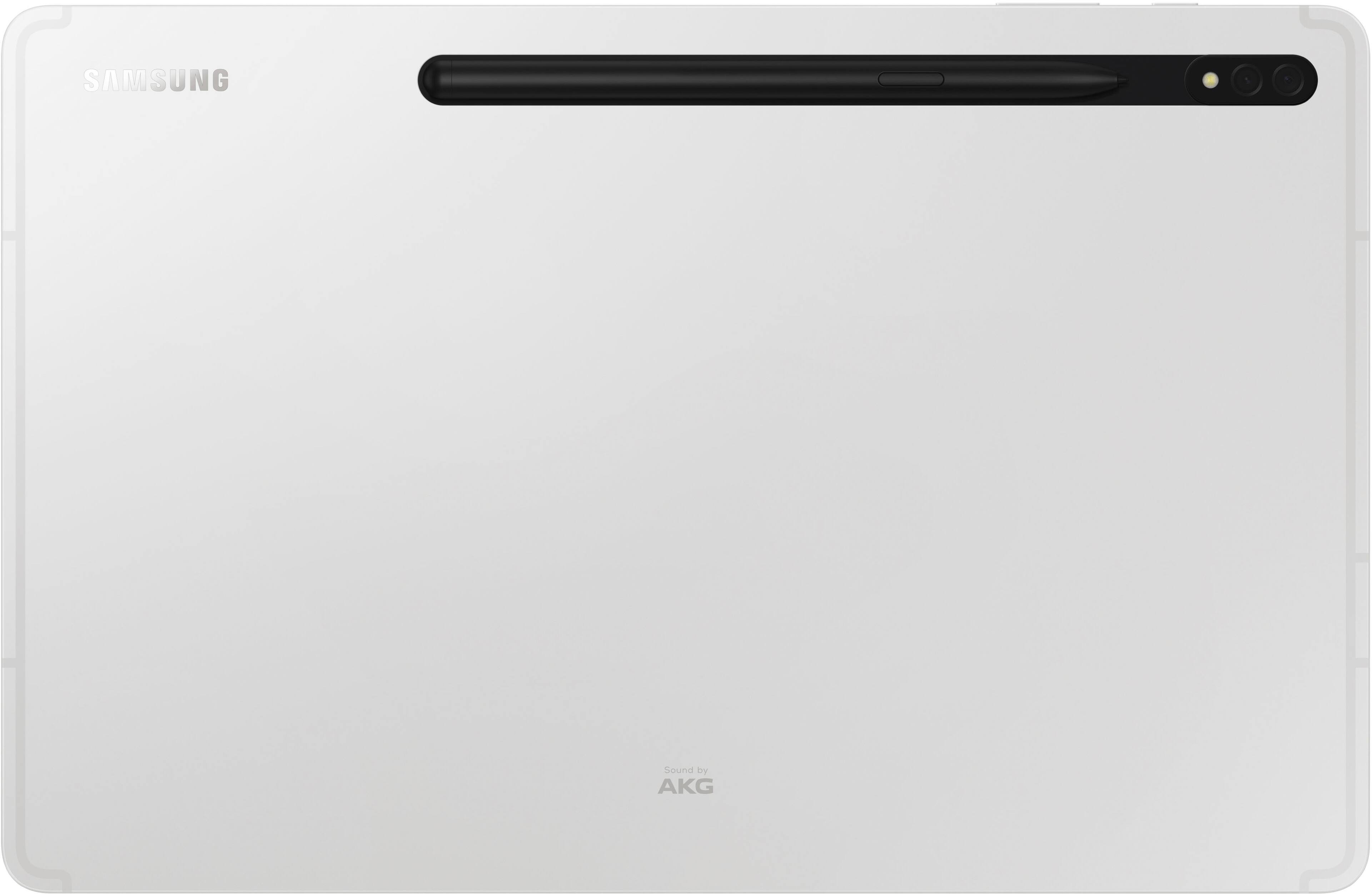 Alt View 12. Samsung - Galaxy Tab S8+ - 12.4" 128GB - Wi-Fi - with S-Pen - Silver.