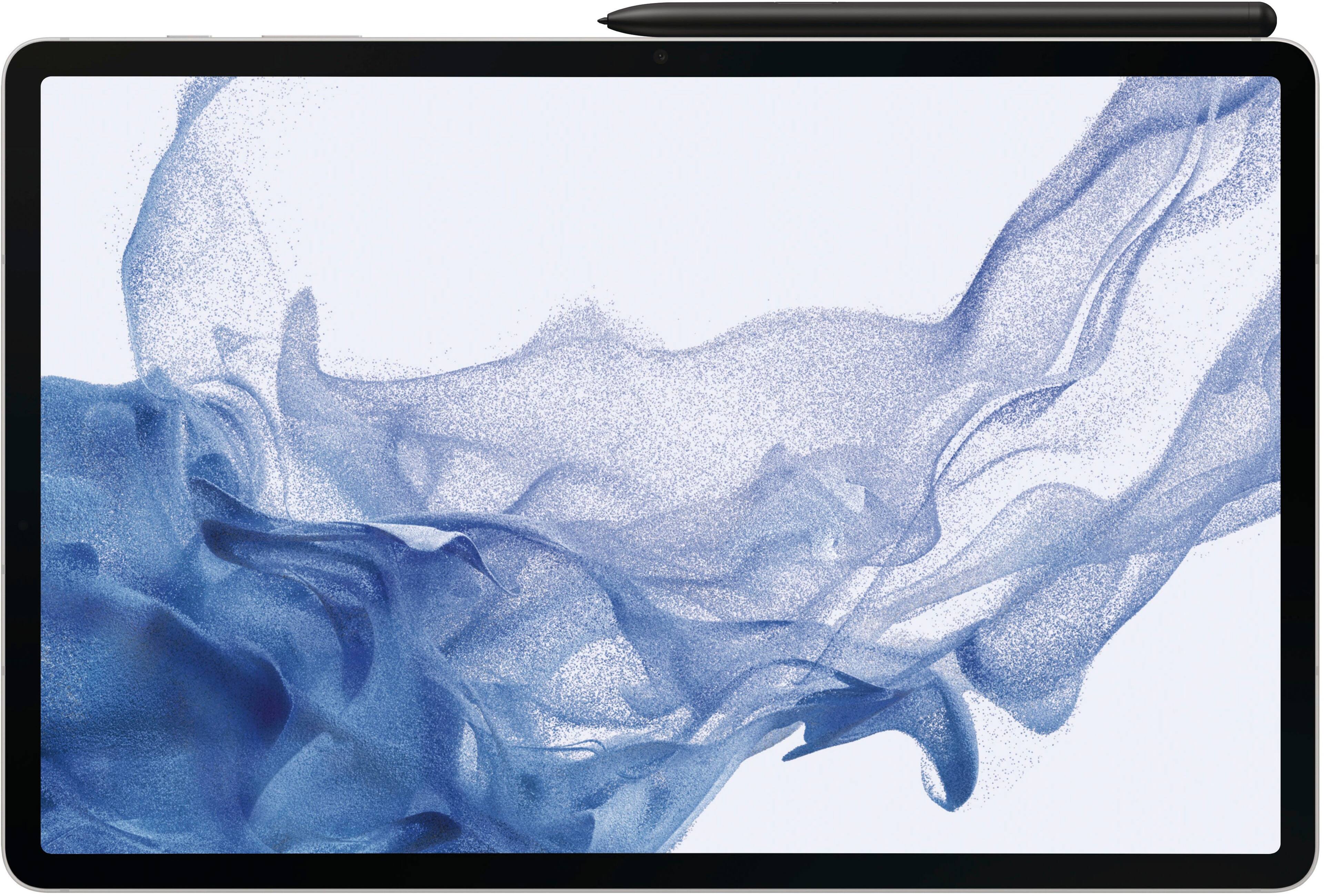 Alt View 16. Samsung - Galaxy Tab S8+ - 12.4" 128GB - Wi-Fi - with S-Pen - Silver.