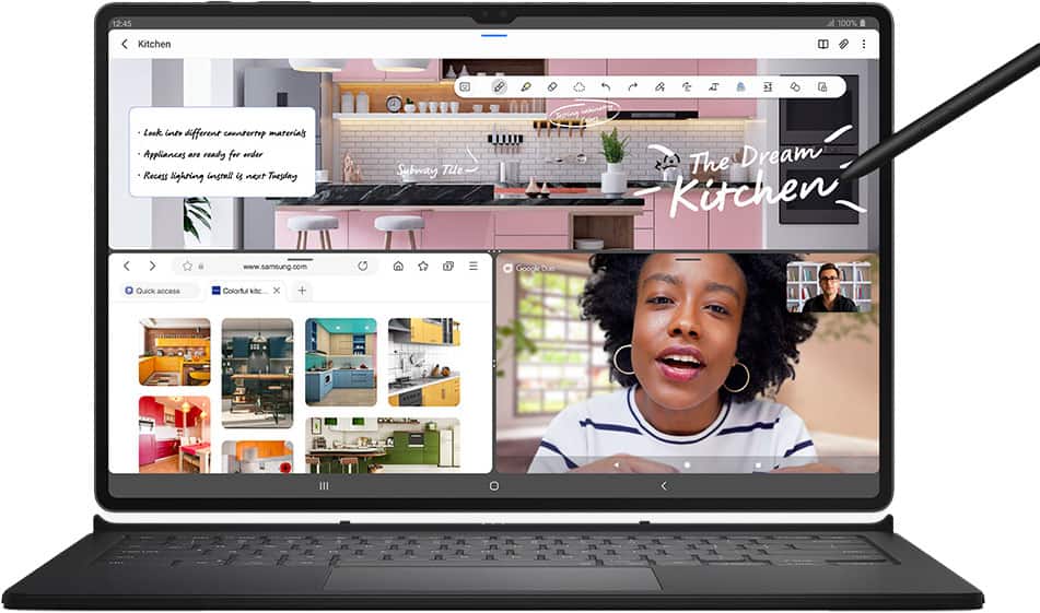 Alt View 14. Samsung - Galaxy Tab S8 Ultra - 14.6" 256GB - Wi-Fi - with S-Pen - Graphite.