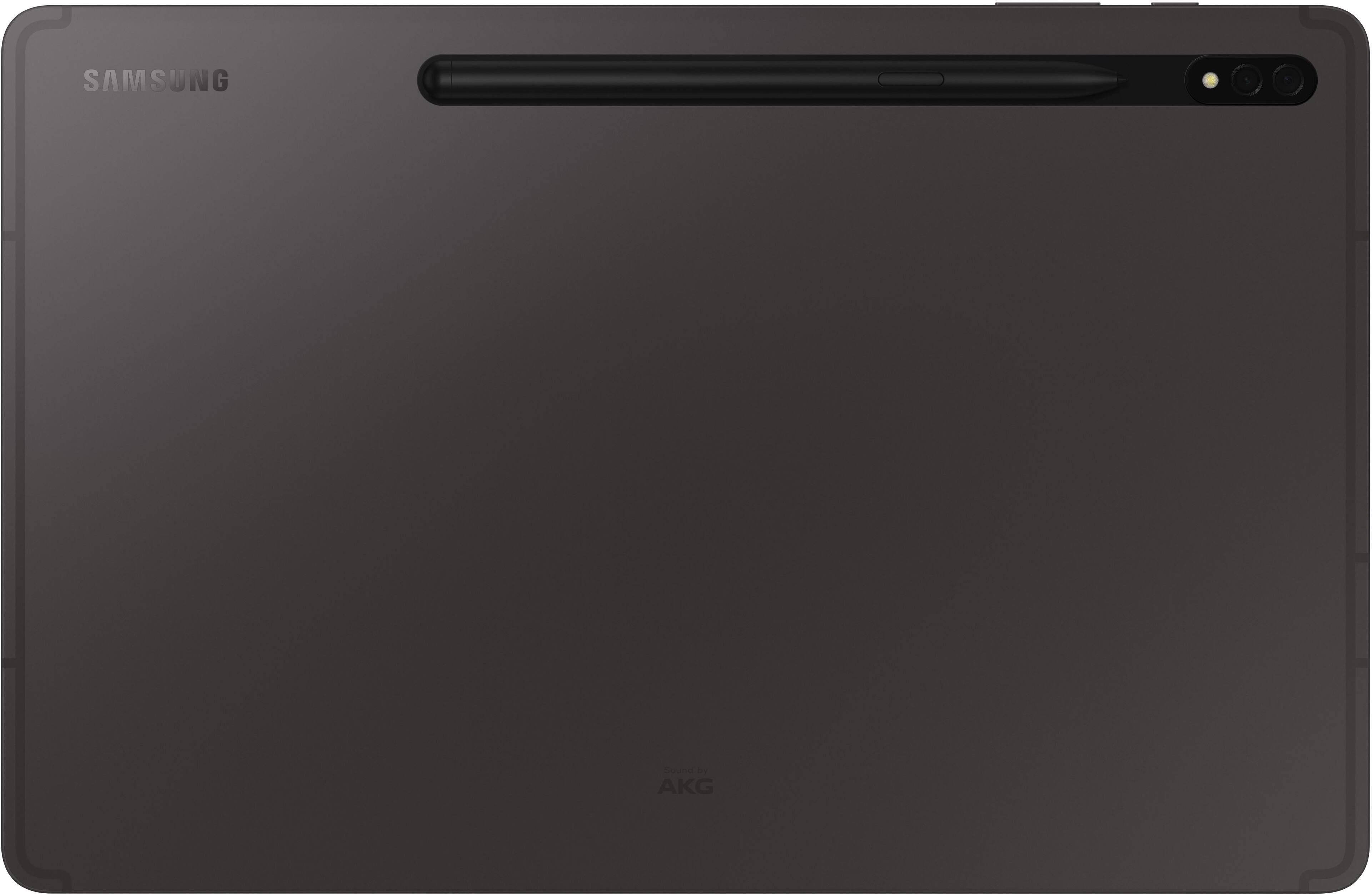 Alt View 12. Samsung - Galaxy Tab S8+ - 12.4" 128GB - Wi-Fi - with S-Pen - Graphite.