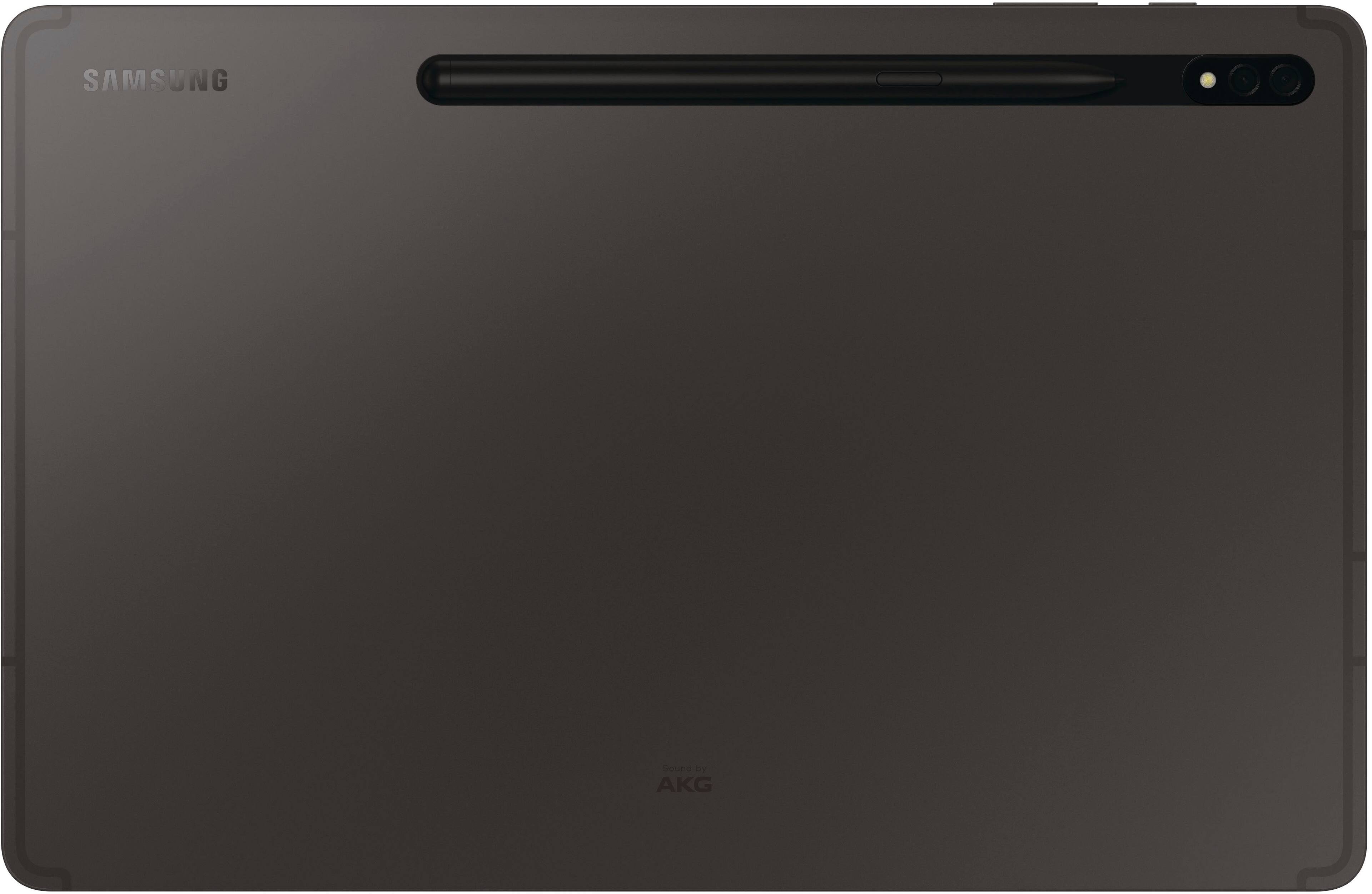 Alt View 17. Samsung - Galaxy Tab S8+ - 12.4" 128GB - Wi-Fi - with S-Pen - Graphite.