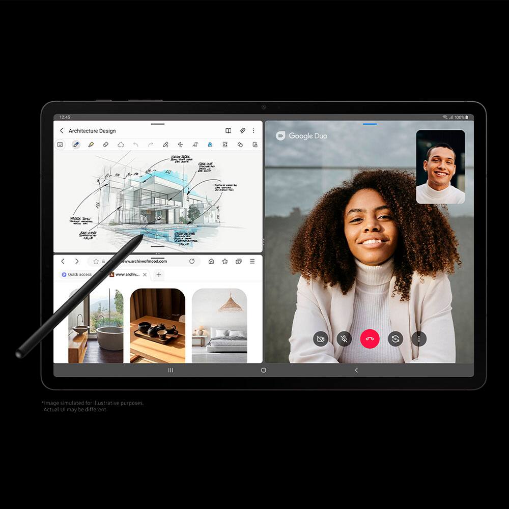 Alt View 16. Samsung - Galaxy Tab S8 - 11" 256GB - Wi-Fi - with S-Pen - Graphite.