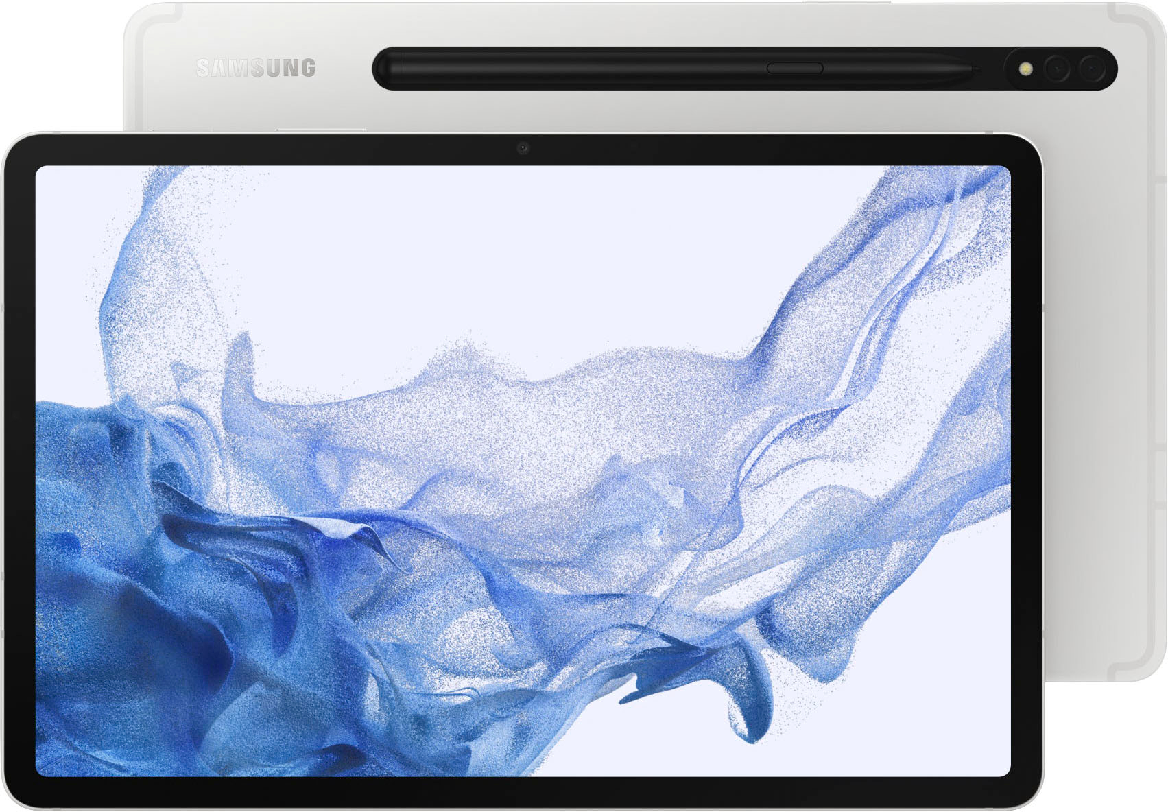 Samsung Galaxy Tab S8+ 5G Tablet, 256 GB, Silver-coloured - Worldshop
