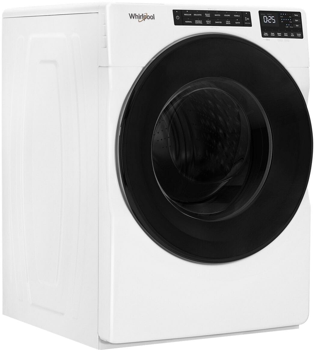Alt View 1. Whirlpool - 4.5 Cu. Ft. High-Efficiency Stackable Front Load Washer with Steam and Tumble Fresh - White.