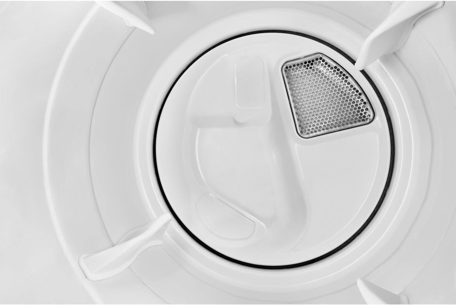 Alt View 6. Whirlpool - 7.4 Cu. Ft. Stackable Electric Dryer with Wrinkle Shield - White.