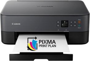 Canon - PIXMA TS6420a Wireless All-In-One Inkjet Printer - Black - Front_Zoom