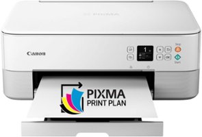 Canon - PIXMA TS6420a Wireless All-In-One Inkjet Printer - White - Front_Zoom