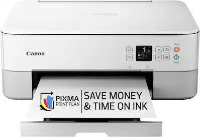 Canon - PIXMA TS6420a Wireless All-In-One Inkjet Printer - White