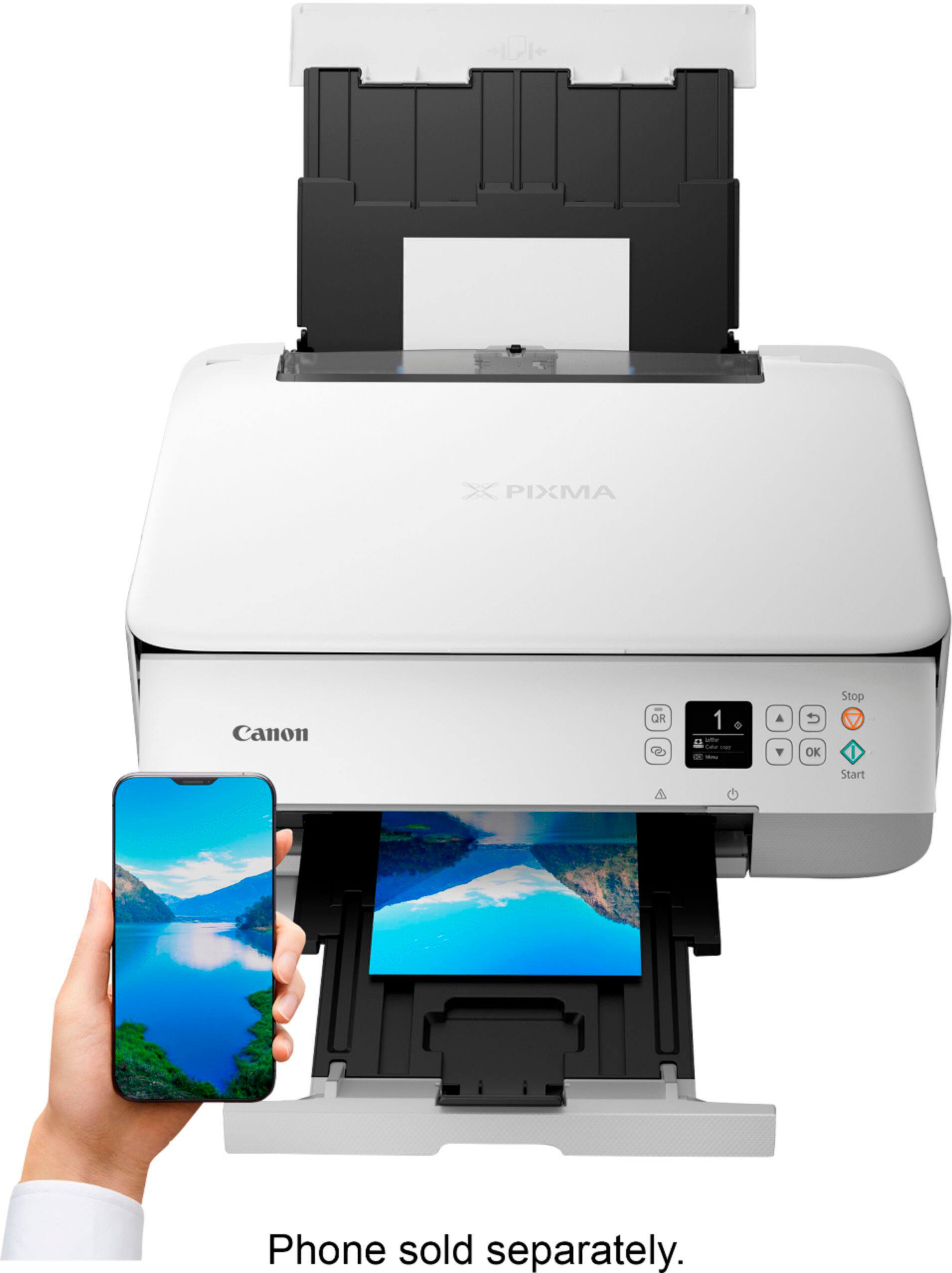 Alt View 21. Canon - PIXMA TS6420a Wireless All-In-One Inkjet Printer - White.