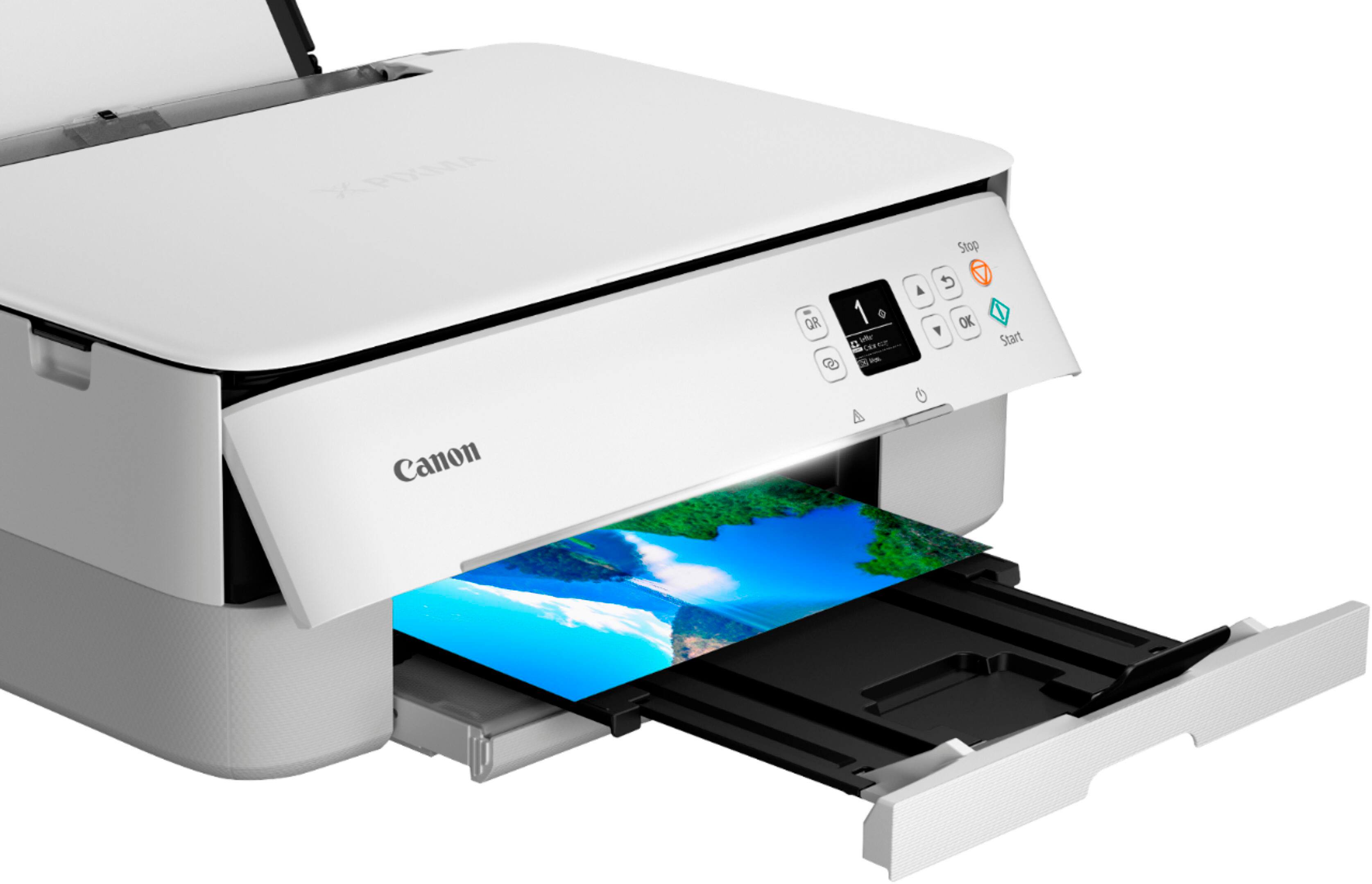 Alt View 24. Canon - PIXMA TS6420a Wireless All-In-One Inkjet Printer - White.