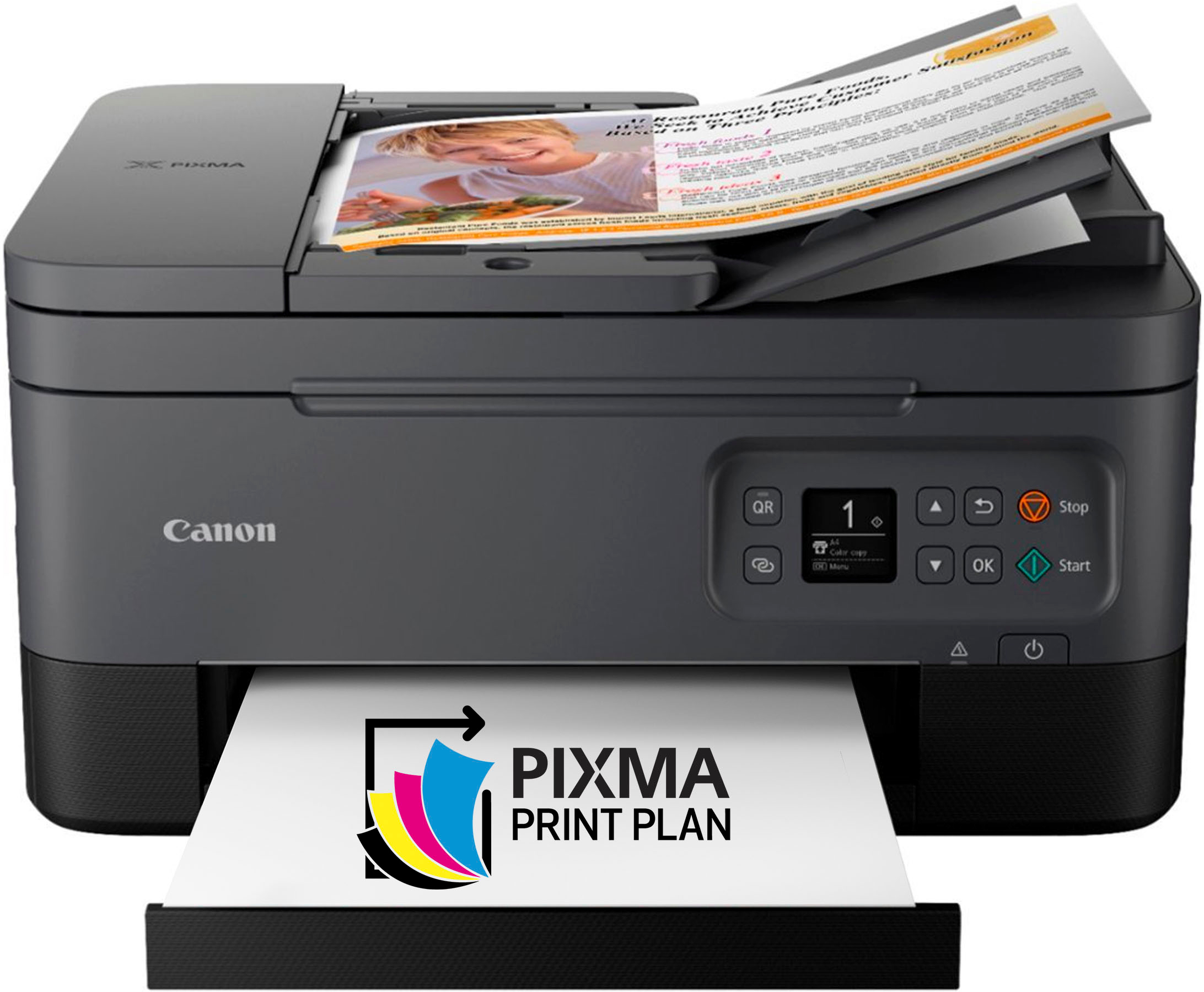Canon PIXMA TR7020a Wireless All-In-One Inkjet Printer Black 4460C052 -  Best Buy