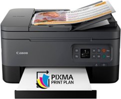 Canon - PIXMA TR7020a Wireless All-In-One Inkjet Printer - Black - Front_Zoom
