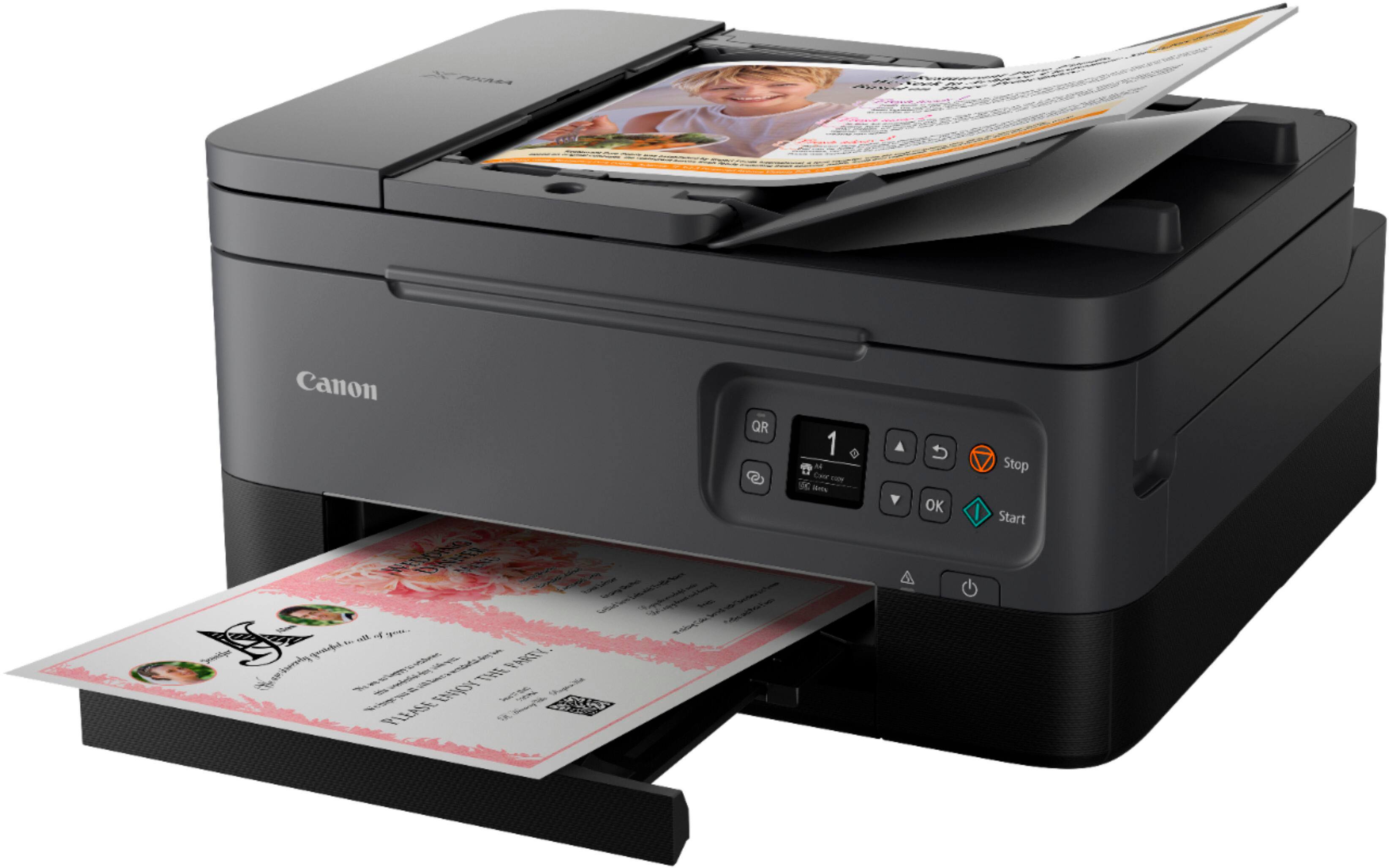 Alt View 18. Canon - PIXMA TR7020a Wireless All-In-One Inkjet Printer - Black.