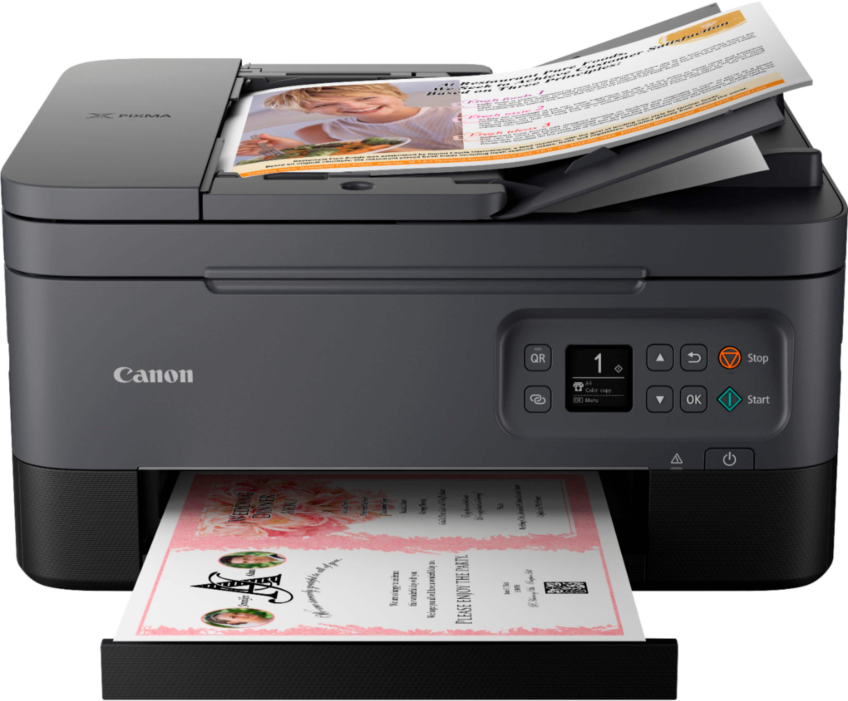 Alt View 1. Canon - PIXMA TR7020a Wireless All-In-One Inkjet Printer - Black.