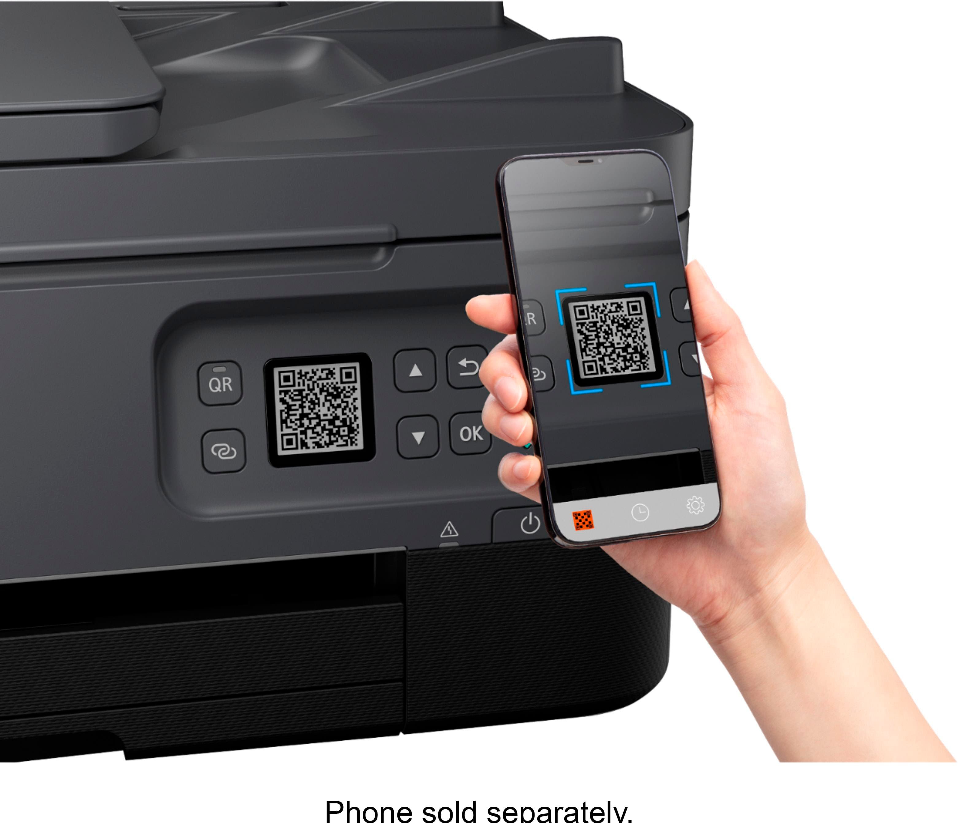 Alt View 23. Canon - PIXMA TR7020a Wireless All-In-One Inkjet Printer - Black.