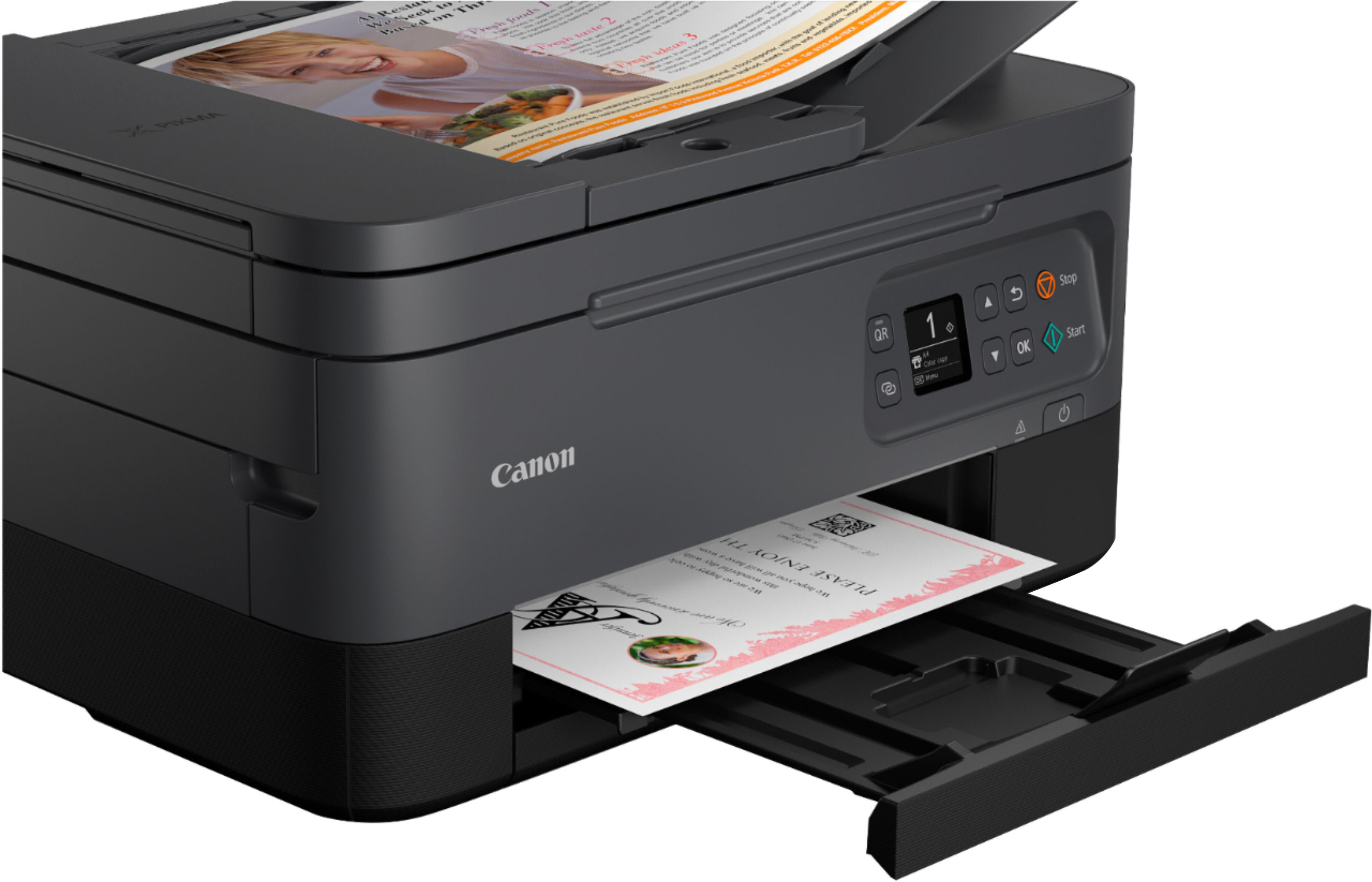 Canon PIXMA TR7020a Wireless All-In-One Inkjet Printer Black 