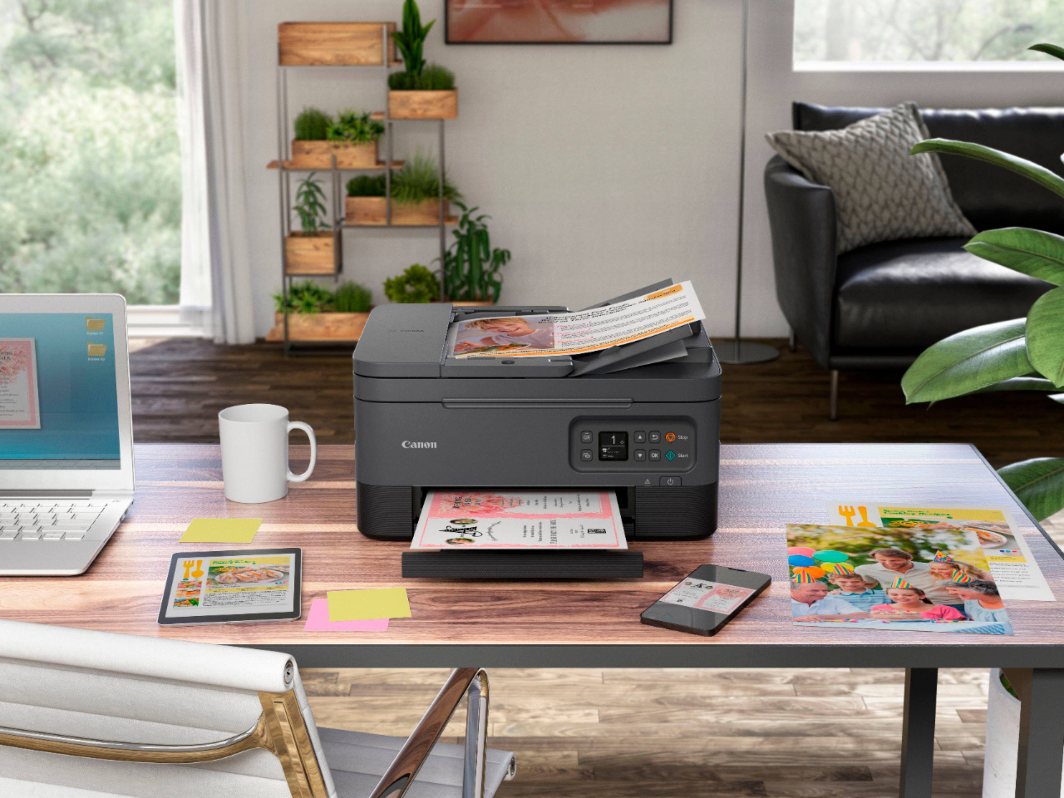 Alt View 26. Canon - PIXMA TR7020a Wireless All-In-One Inkjet Printer - Black.