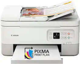 Canon - PIXMA TR7020a Wireless All-In-One Inkjet Printer - White