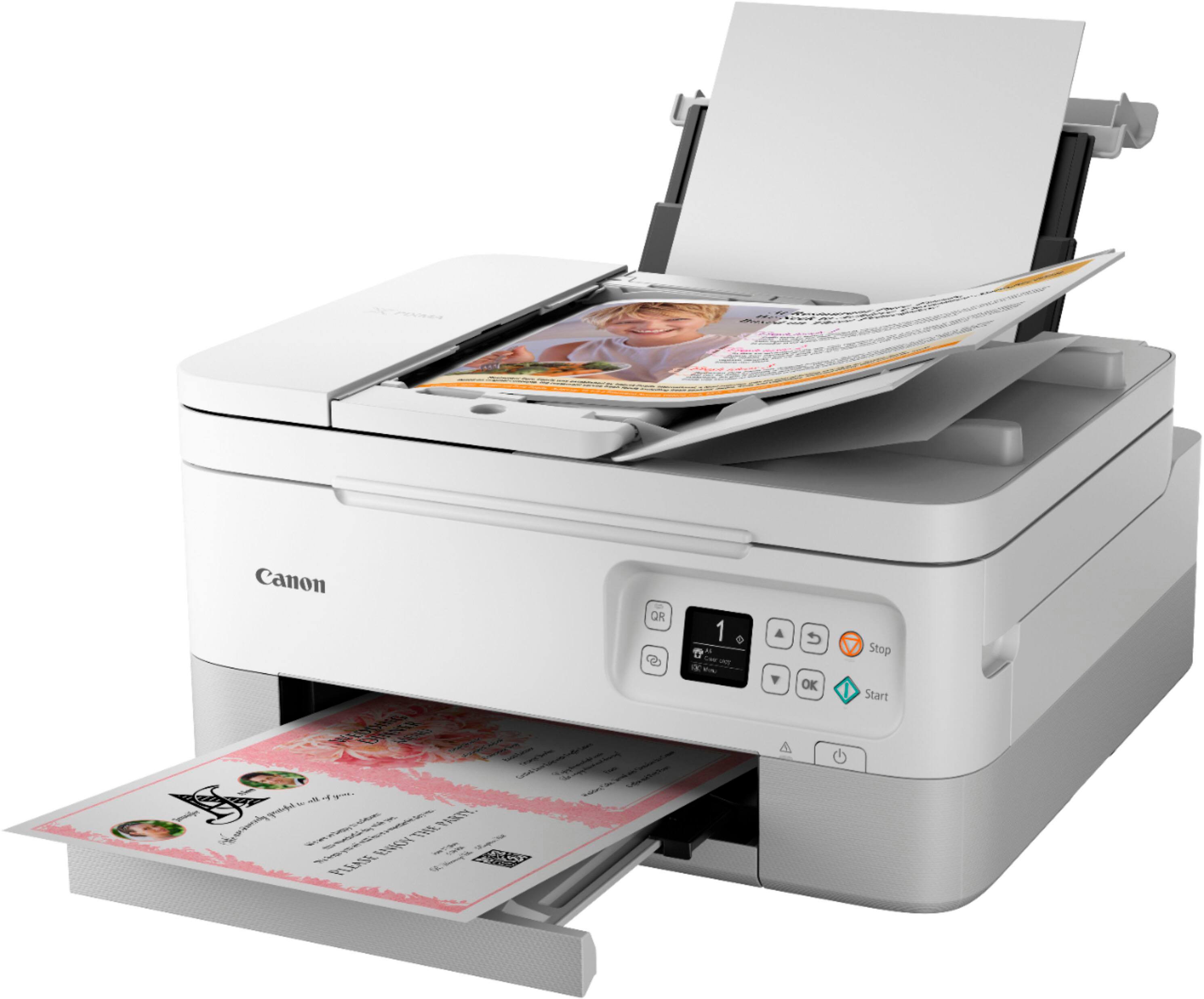 Alt View 13. Canon - PIXMA TR7020a Wireless All-In-One Inkjet Printer - White.