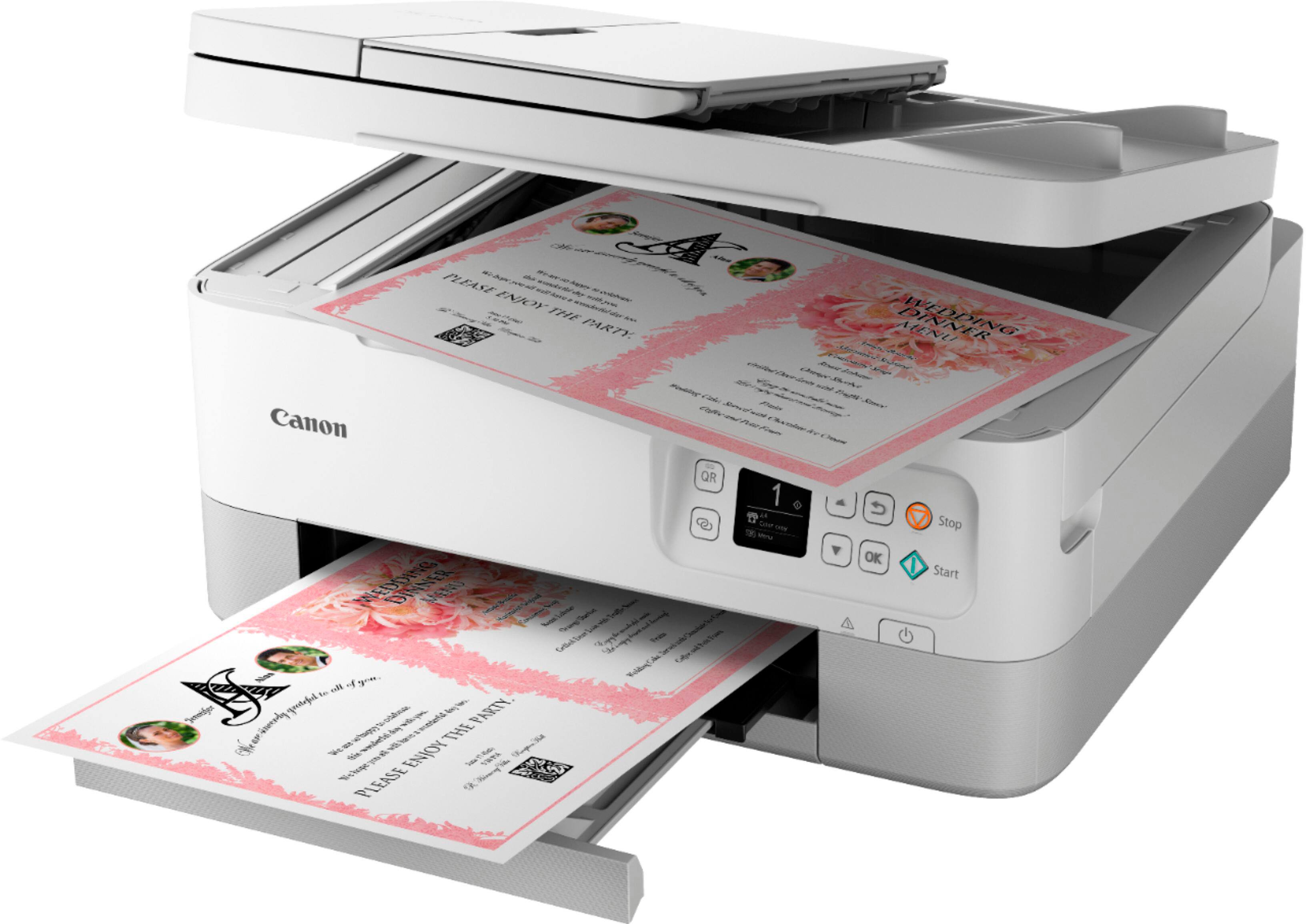 Alt View 14. Canon - PIXMA TR7020a Wireless All-In-One Inkjet Printer - White.