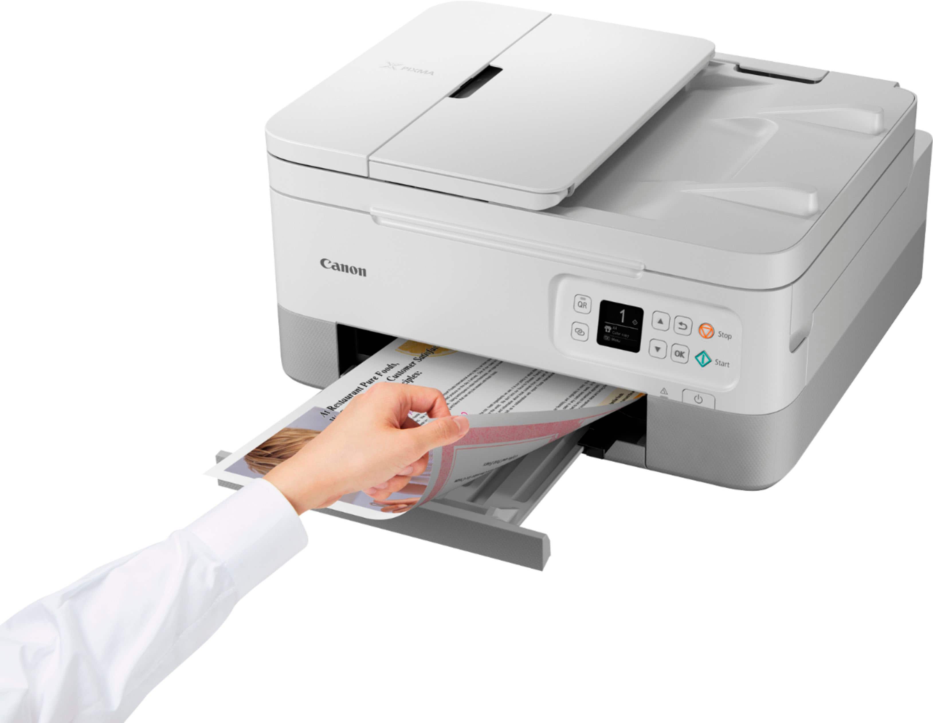 Alt View 20. Canon - PIXMA TR7020a Wireless All-In-One Inkjet Printer - White.