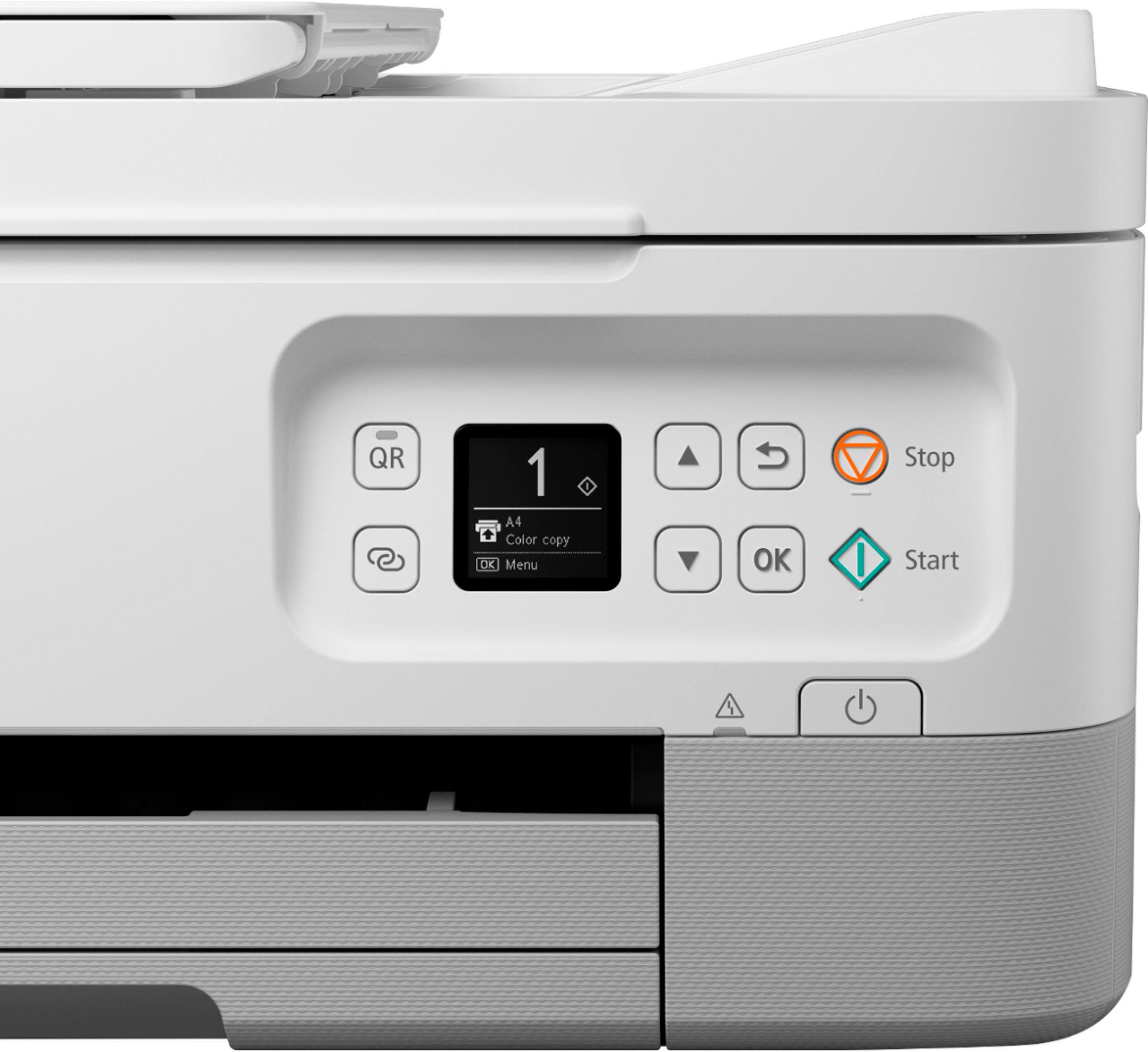 Alt View 22. Canon - PIXMA TR7020a Wireless All-In-One Inkjet Printer - White.