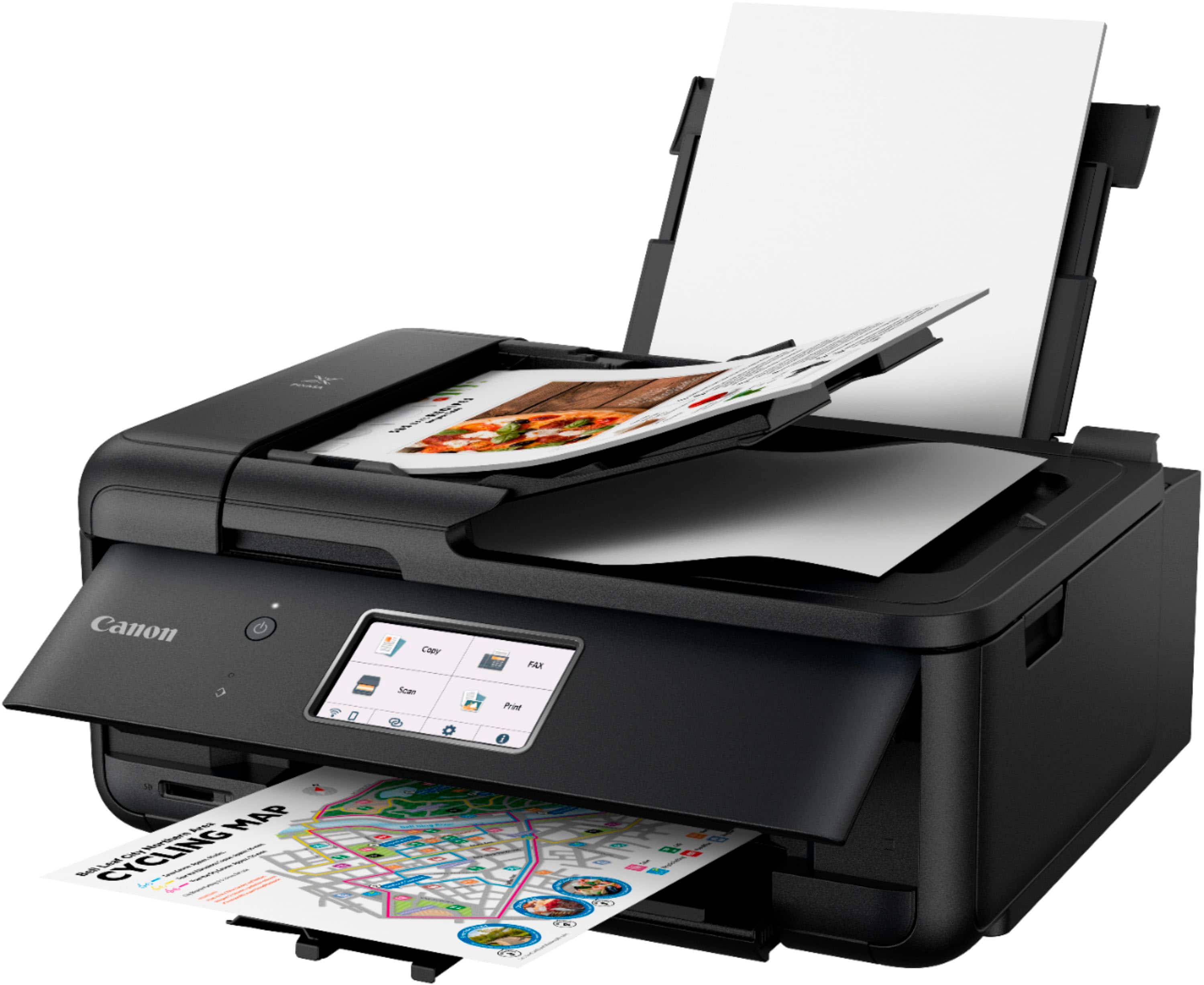 Alt View 13. Canon - PIXMA TR8620a Wireless All-In-One Inkjet Printer with Fax - Black.