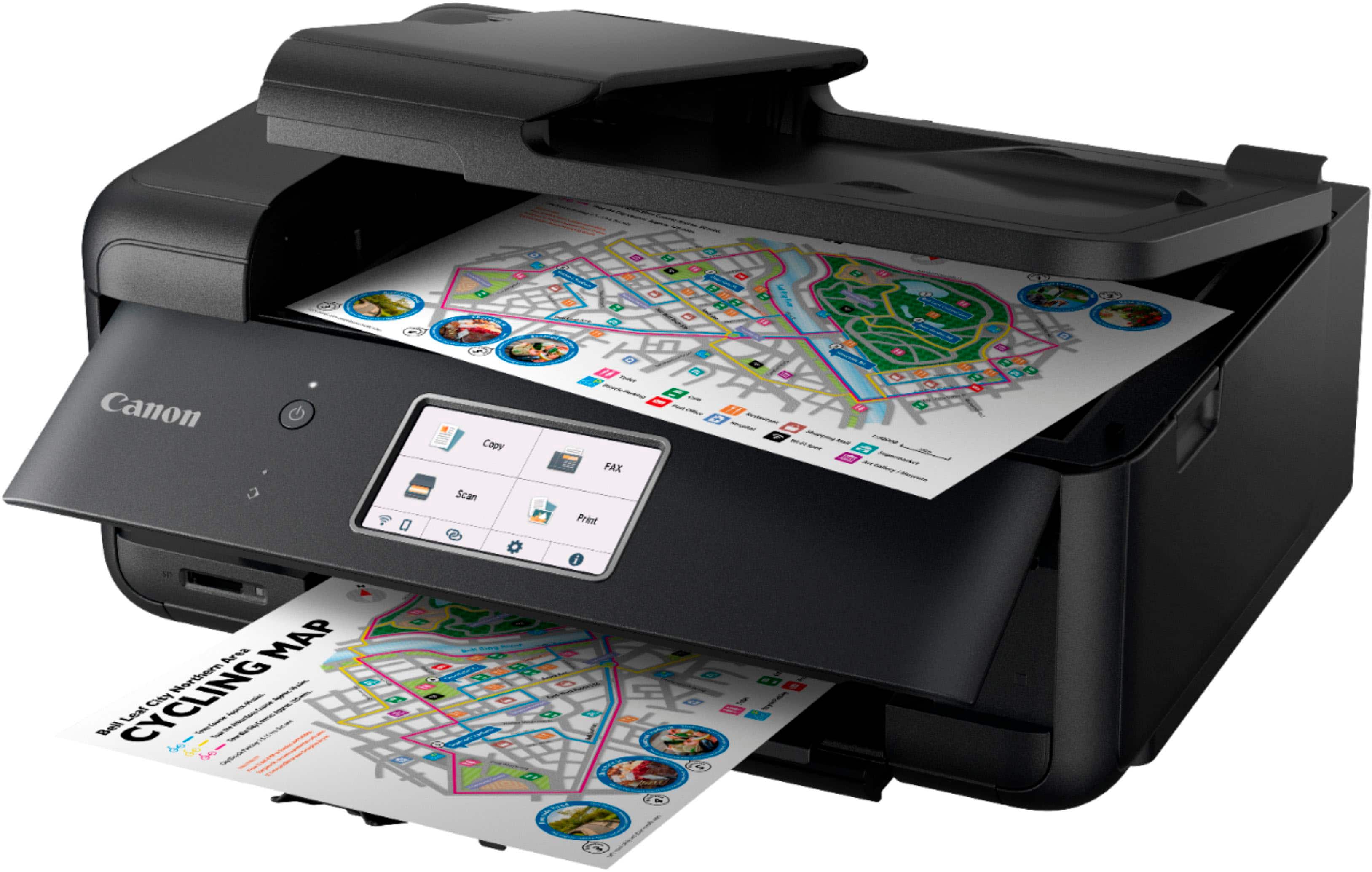 Alt View 14. Canon - PIXMA TR8620a Wireless All-In-One Inkjet Printer with Fax - Black.