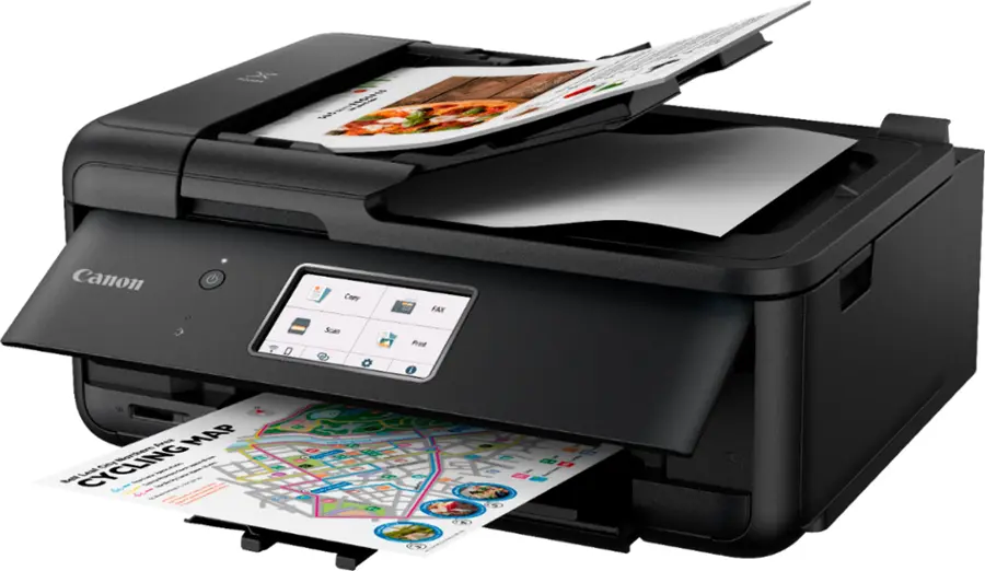 Alt View 17. Canon - PIXMA TR8620a Wireless All-In-One Inkjet Printer with Fax - Black.