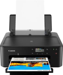 Canon - PIXMA TS702a Wireless Inkjet Printer - Black - Front_Zoom