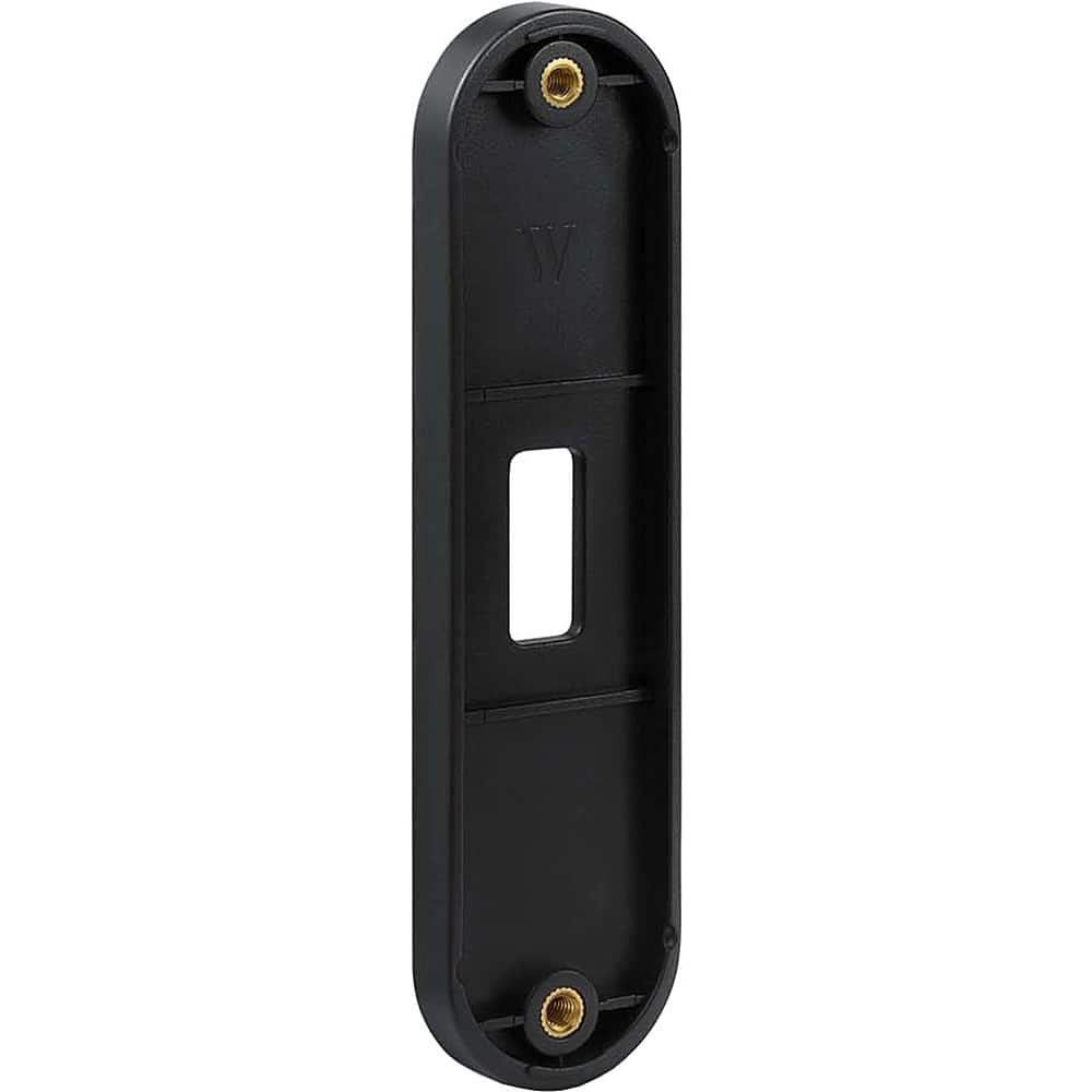 Angle View: Wasserstein - Vertical Wedge Wall Mount for Arlo Essential Wire-Free Video Doorbell - Black